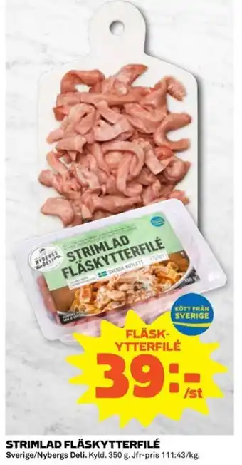 Coop Extra STRIMLAD FLÄSKYTTERFILÉ erbjuda
