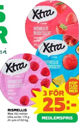 Coop Extra RISMELLIS Xtra. erbjuda