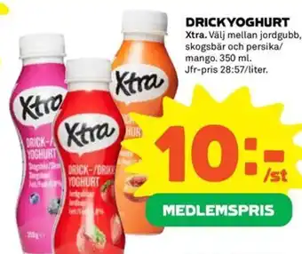 Coop Extra DRICKYOGHURT erbjuda