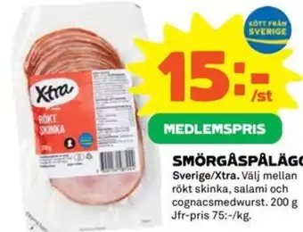 Coop Extra SMÖRGÅSPÅLÄGG erbjuda