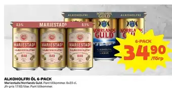 Coop Extra ALKOHOLFRI ÖL 6-PACK erbjuda