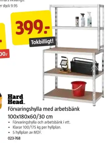 Jula Hard head lagerhyllor erbjuda