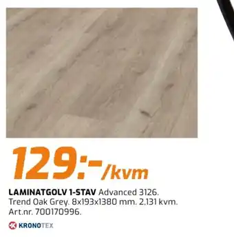 Järnia LAMINATGOLV erbjuda