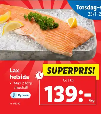 Lidl Lax helsida erbjuda
