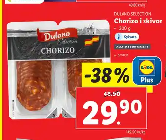 Lidl Chorizo i skivor erbjuda