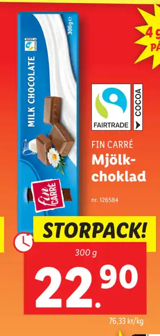 Mjölkchoklad