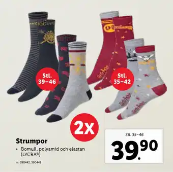 Lidl Strumpor erbjuda