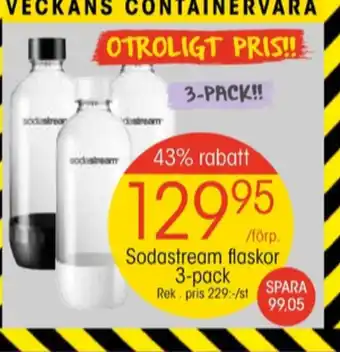 EKO Sodastream flaskor erbjuda