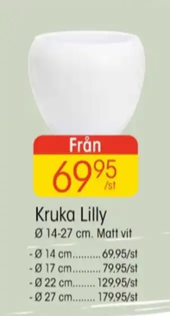 EKO Weibull krukor erbjuda