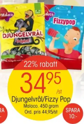 EKO Djungelvrål godispåsar erbjuda