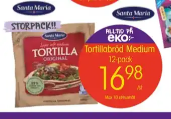 EKO Santa maria tortillas erbjuda
