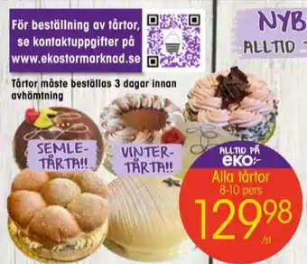EKO Eko butiksbakat kaffebröd erbjuda