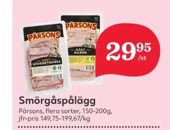 Hemköp Pärsons skinka erbjuda