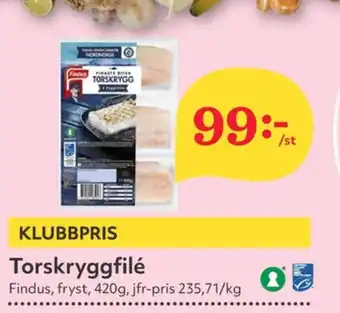 Hemköp Findus torskfilé erbjuda