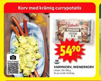 ICA Kvantum Lithells varmkorv erbjuda