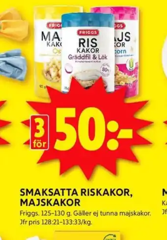 ICA Kvantum Friggs majskakor erbjuda
