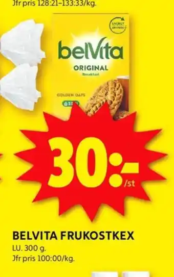 ICA Kvantum Belvita kex erbjuda