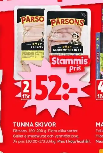 ICA Kvantum Pärsons kalkon erbjuda