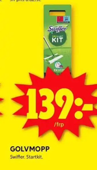 ICA Kvantum Swiffer mopp erbjuda