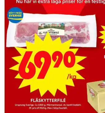 ICA Maxi Ica fläskytterfilé erbjuda