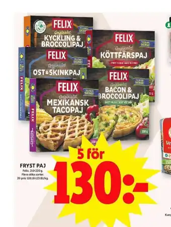 ICA Maxi Felix matpajer erbjuda