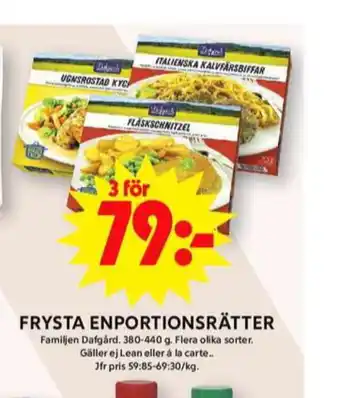 ICA Maxi Dafgårds färdigrätter erbjuda
