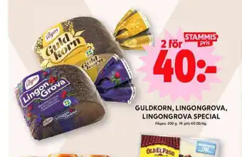 ICA Maxi Lingongrova rågbröd erbjuda
