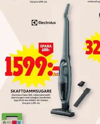 ICA Maxi Electrolux dammsugare erbjuda