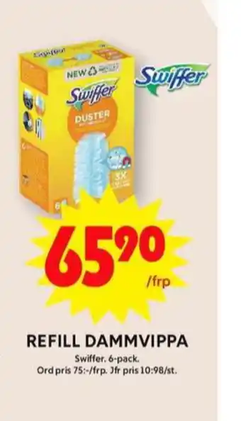 ICA Maxi Swiffer dammvippa erbjuda