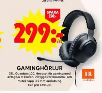 ICA Maxi Jbl headset erbjuda