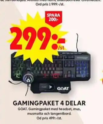 ICA Maxi Goat gamingpaket erbjuda