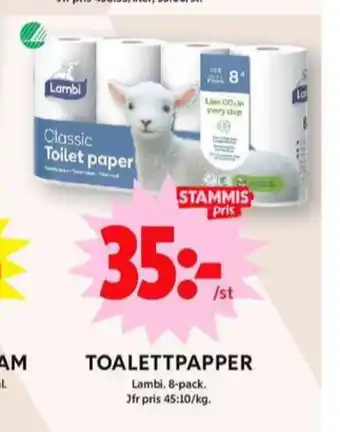 ICA Maxi Classic toalettpapper erbjuda