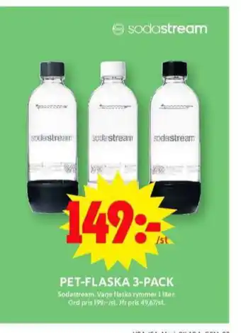 ICA Maxi Sodastream flaskor erbjuda