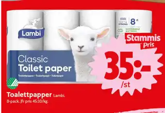 ICA Nära Classic toalettpapper erbjuda