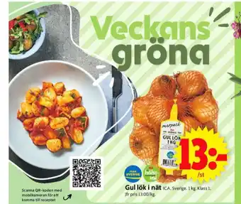 ICA Supermarket Ica lök erbjuda