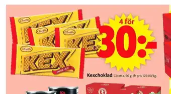 ICA Supermarket Kexchoklad chokladbar erbjuda