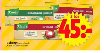ICA Supermarket Knorr buljongtärningar erbjuda