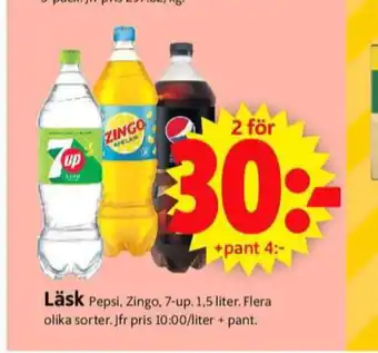 ICA Supermarket Pepsi max läskedryck erbjuda