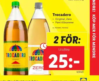 Lidl Trocadero läskedryck erbjuda