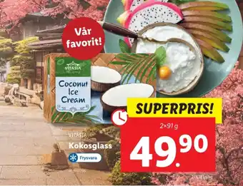 Lidl Vitasia glass dessert erbjuda