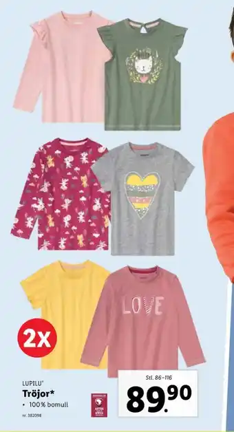 Lidl Lupilu tröjor erbjuda