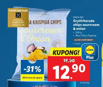 Lidl Snack day chips erbjuda