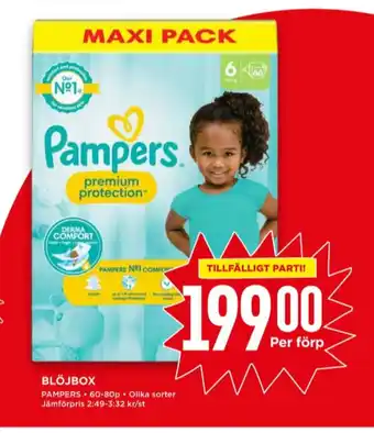 Willys Pampers blöjor erbjuda