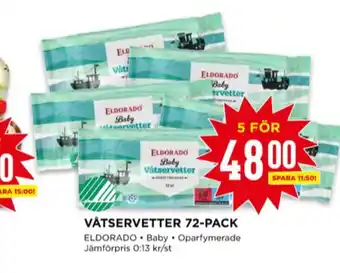 Willys Eldorado tvättservetter erbjuda
