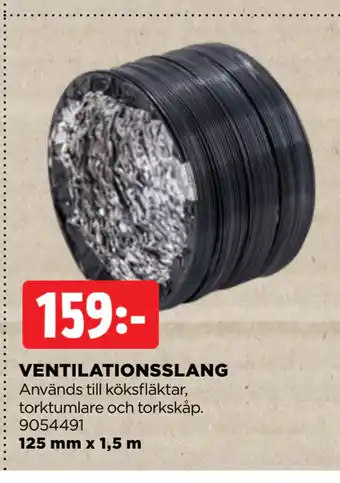 Jem&Fix Ventilationsslang erbjuda