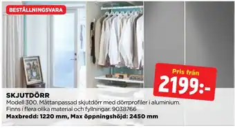 Jem&Fix Skjutdörr erbjuda