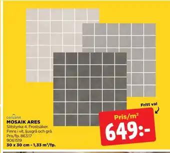 Jem&Fix Mosaik ares erbjuda