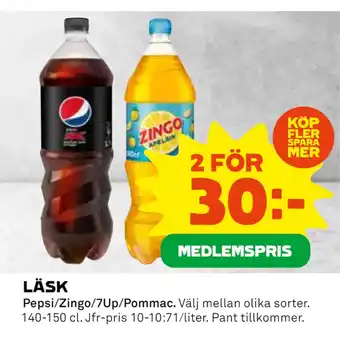 Coop Daglivs Läsk erbjuda