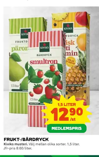 Coop Daglivs Frukt-/bärdryck erbjuda