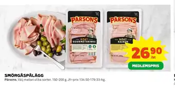 Coop Daglivs Smörgåspålägg erbjuda